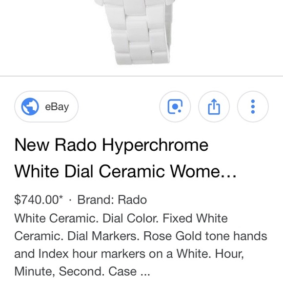 \Women’s Rado White Ceramic Watch. - Picture 4 of 6